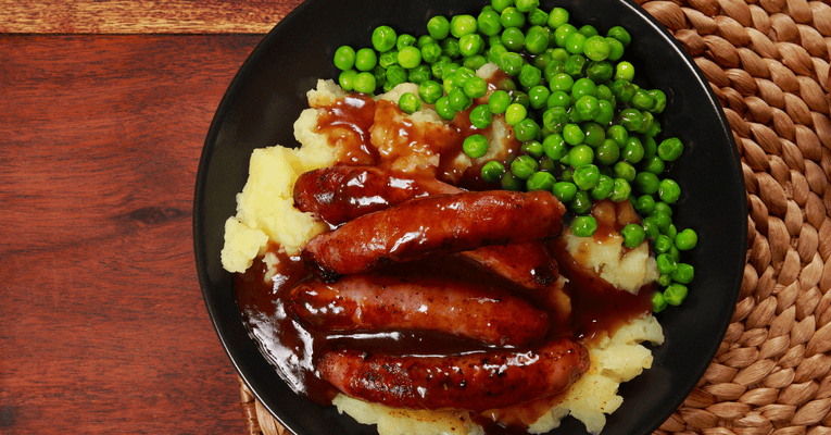 bangers and mash