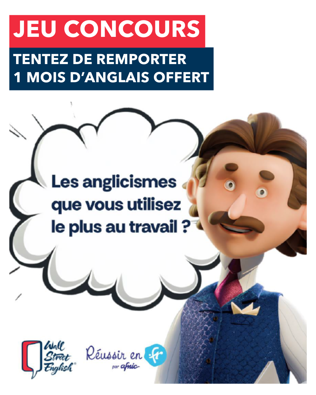 jeu concours : tentez de remporter un mois d'anglais offert