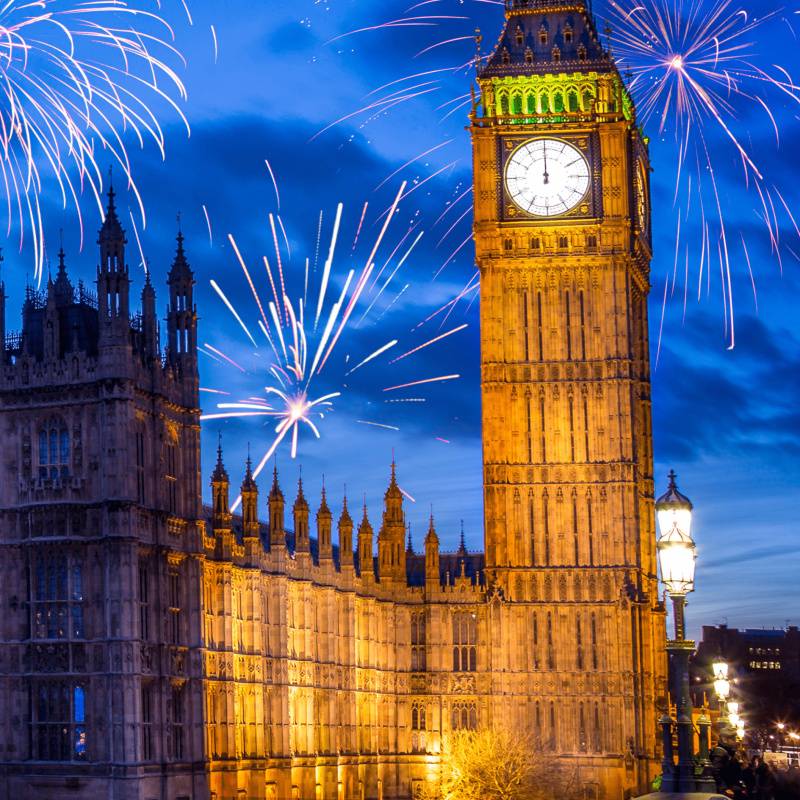 Nouvel an à Londres