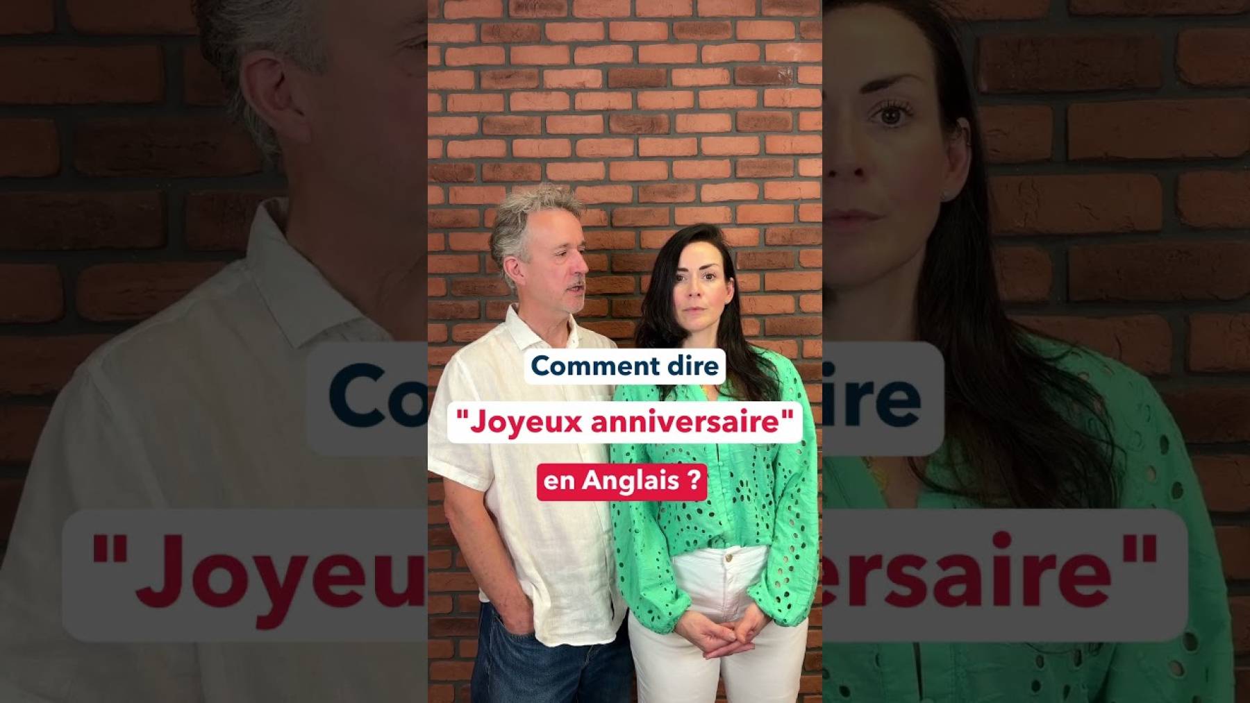 Embedded thumbnail for Souhaiter un bon anniversaire en anglais > Paragraphe
