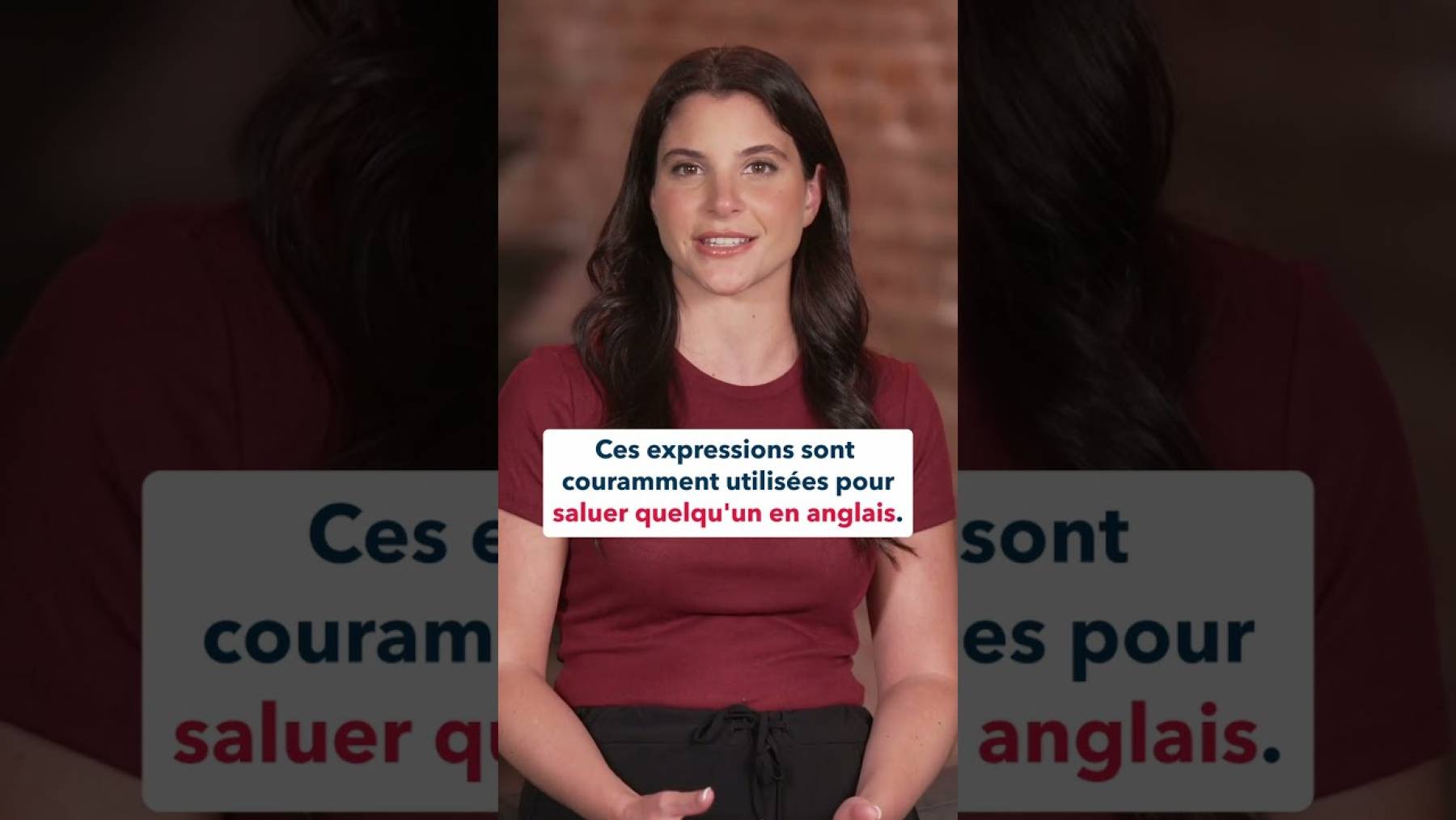Embedded thumbnail for Comment dire bonjour en anglais ? > Paragraphe