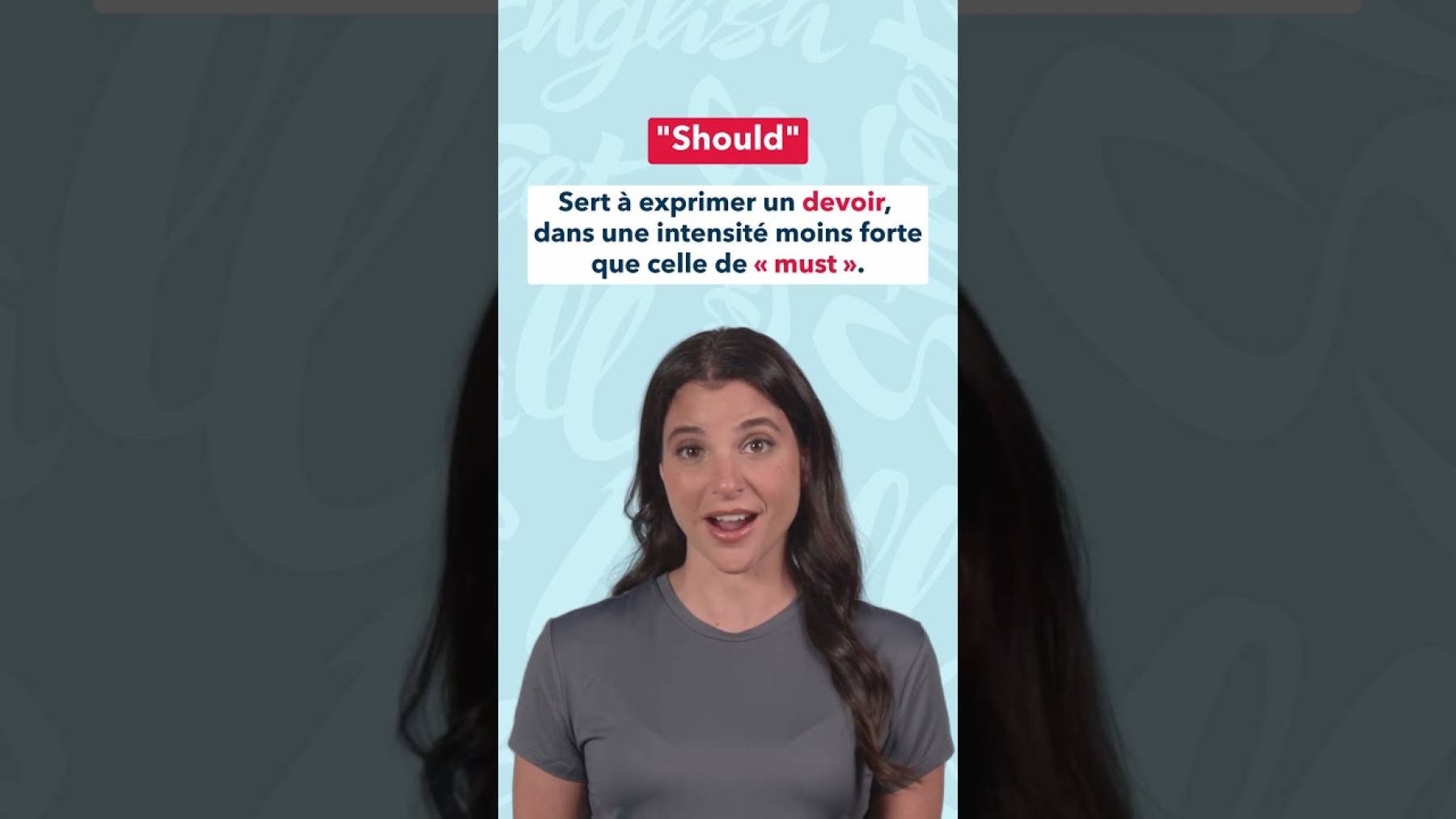 Embedded thumbnail for Les modaux en anglais > Paragraphe