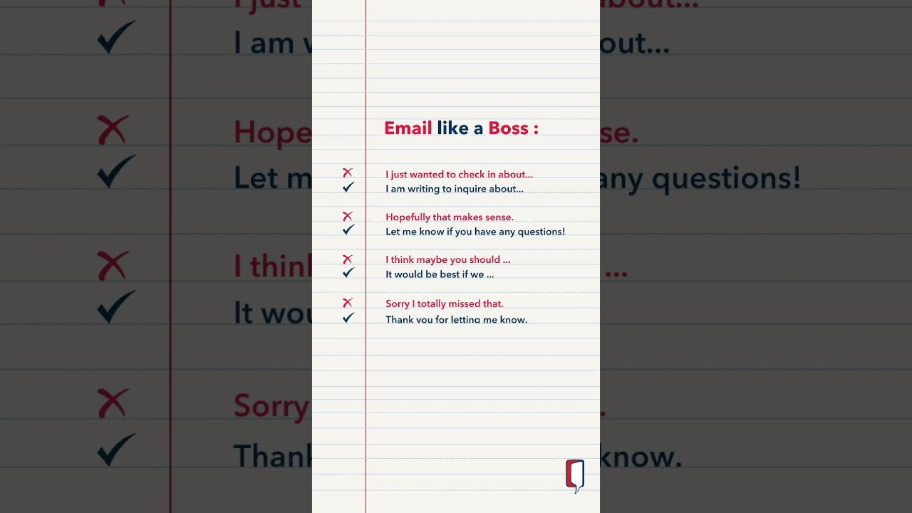 Embedded thumbnail for Comment écrire un mail en anglais > Paragraphe