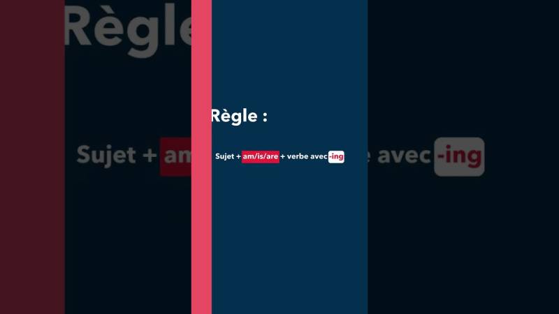 Embedded thumbnail for Tout savoir sur le "Present Continous"