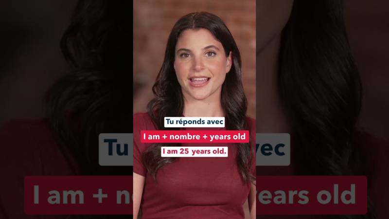 Embedded thumbnail for Comment demander l'âge de quelqu'un en anglais ?