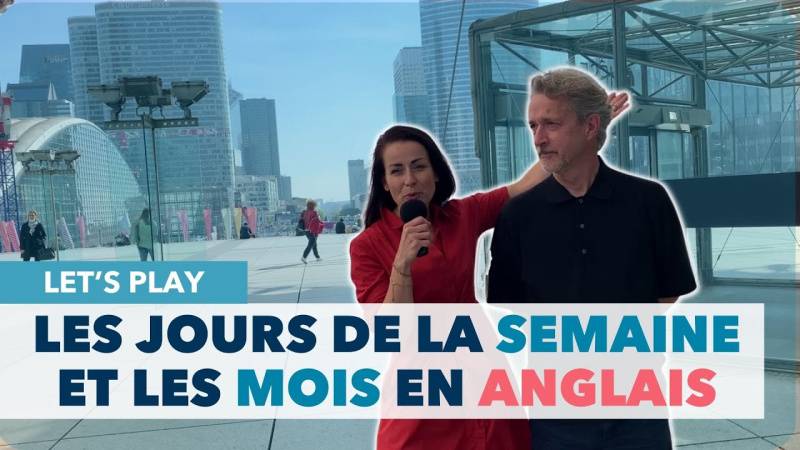Embedded thumbnail for Les jours de la semaine et les mois en anglais : leçon et prononciation